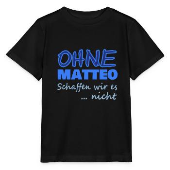 Geschenk für Matteo - Stanley/Stella Kinder T-Shirt MINI CREATOR  - Schwarz - Vorne - Mikhail (115cm)