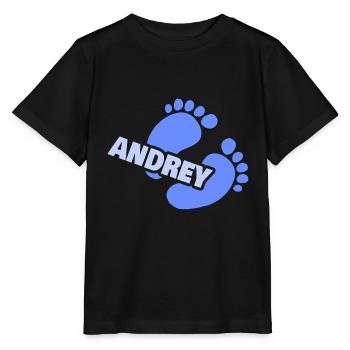 Birth Andrey - Stanley/Stella MINI CREATOR Kids’ T-Shirt - black - Front - Mikhail (115cm)
