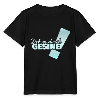Vorname Gesine - Stanley/Stella Kinder T-Shirt MINI CREATOR  - Schwarz - Vorne - Mikhail (115cm)