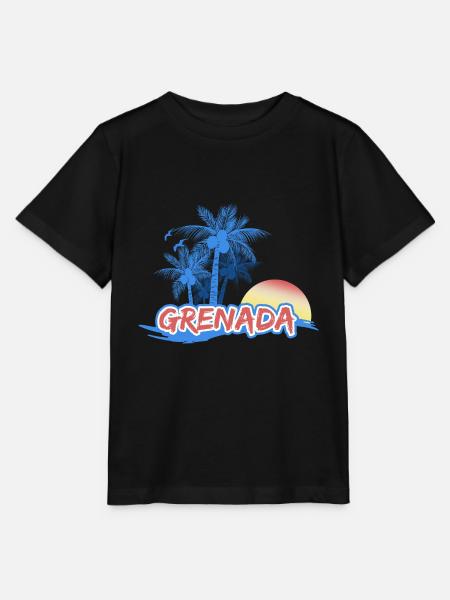 Strand Grenada - Stanley/Stella Kinder T-Shirt MINI CREATOR - Schwarz