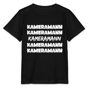 Job Kameramann - Stanley/Stella Kinder T-Shirt MINI CREATOR  - Schwarz - Vorne - Mikhail (115cm)