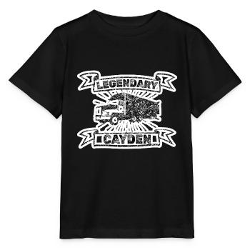 Cayden as a given name - Stanley/Stella MINI CREATOR Kids’ T-Shirt - black - Front - Mikhail (115cm)