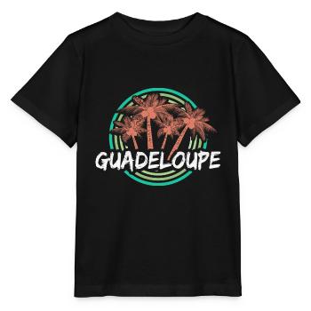 Guadeloupe als Urlaub - Stanley/Stella Kinder T-Shirt MINI CREATOR  - Schwarz - Vorne - Mikhail (115cm)