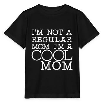 Maman cool | Cadeaux pour les mères | Dictons de maman - T-shirt bio MINI CREATOR Stanley/Stella Enfant - noir - Devant - Mikhail (115cm)