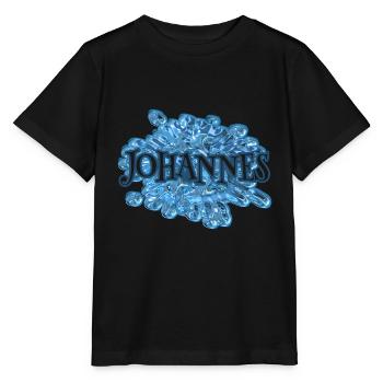 Goutte d’eau Johannes - T-shirt bio MINI CREATOR Stanley/Stella Enfant - noir - Devant - Mikhail (115cm)