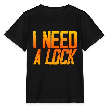 I Need A Lock 3 - Stanley/Stella Kinder T-Shirt MINI CREATOR  - Schwarz - Vorne - Mikhail (115cm)