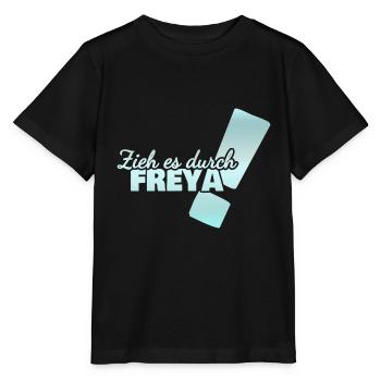Durchhalten Freya - Stanley/Stella Kinder T-Shirt MINI CREATOR  - Schwarz - Vorne - Mikhail (115cm)