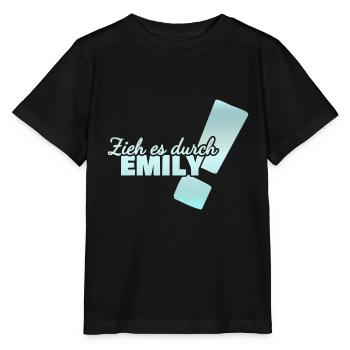 Aufgeben Emily - Stanley/Stella Kinder T-Shirt MINI CREATOR  - Schwarz - Vorne - Mikhail (115cm)