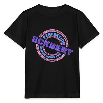 Perfekt Eckbert - Stanley/Stella Kinder T-Shirt MINI CREATOR  - Schwarz - Vorne - Mikhail (115cm)