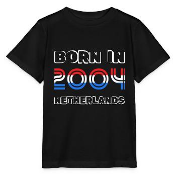 Pays-Bas 2004 - T-shirt bio MINI CREATOR Stanley/Stella Enfant - noir - Devant - Mikhail (115cm)
