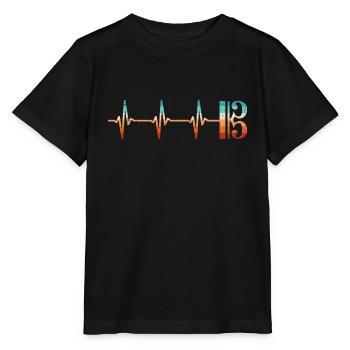 Clé d’alto Battement de cœur Alto Alto - T-shirt bio MINI CREATOR Stanley/Stella Enfant - noir - Devant - Mikhail (115cm)