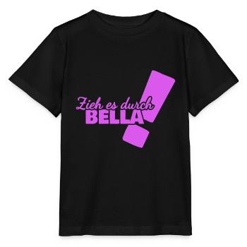 Gift for Bella - Stanley/Stella MINI CREATOR Kids’ T-Shirt - black - Front - Mikhail (115cm)