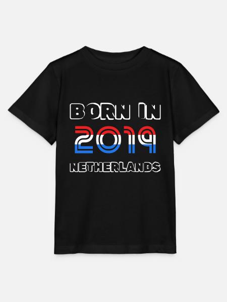 Netherlands 2019 - Stanley/Stella Kinder T-Shirt MINI CREATOR - Schwarz