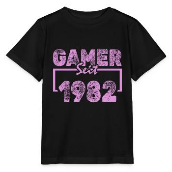 Play 1982 - Stanley/Stella MINI CREATOR Kids’ T-Shirt - black - Front - Mikhail (115cm)