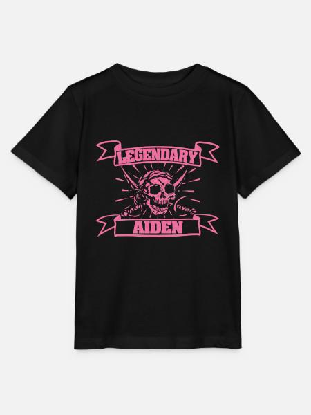 Fasching Aiden - Stanley/Stella Kinder T-Shirt MINI CREATOR - Schwarz