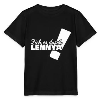 First name Lennya - Stanley/Stella MINI CREATOR Kids’ T-Shirt - black - Front - Mikhail (115cm)