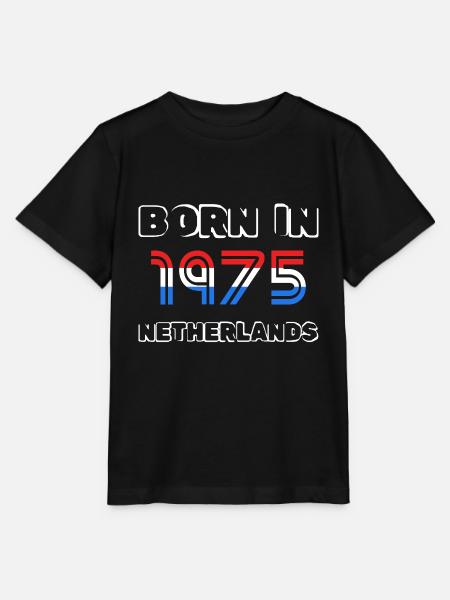 Netherlands 1975 - Stanley/Stella Kinder T-Shirt MINI CREATOR  - Schwarz
