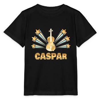 Caspar - T-shirt bio MINI CREATOR Stanley/Stella Enfant - noir - Devant - Mikhail (115cm)
