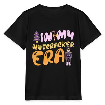 Weihnachten Xmas Spruch In My Nutcracker Era - Stanley/Stella Kinder T-Shirt MINI CREATOR  - Schwarz - Vorne - Mikhail (115cm)