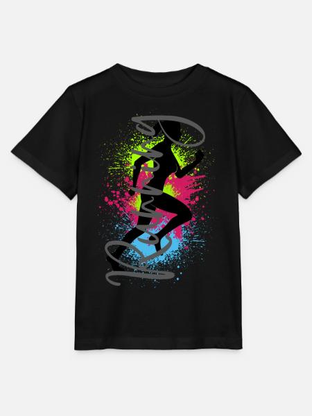 Running Sport Frau Joggerin Läuferin Rennen Laufen - Stanley/Stella Kinder T-Shirt MINI CREATOR  - Schwarz