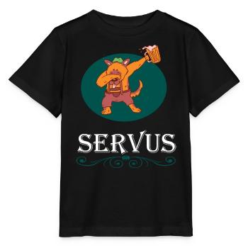 Tracht Bayrisch Trachten Bayern Ersatz Bär Tirol - Stanley/Stella MINI CREATOR Kids’ T-Shirt - black - Front - Mikhail (115cm)