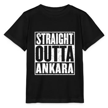 Straight Outta Ankara Vintage - T-shirt bio MINI CREATOR Stanley/Stella Enfant - noir - Devant - Mikhail (115cm)