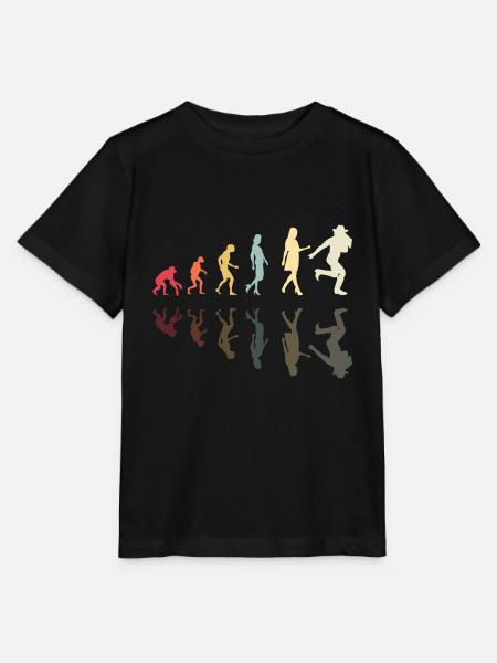 Line Dancing Girl Evolution Rodeo Western Dance - Stanley/Stella Kinder T-Shirt MINI CREATOR - Schwarz