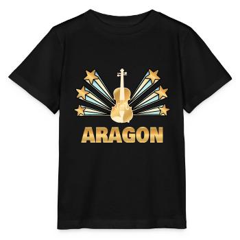 Aragon - Stanley/Stella Kinder T-Shirt MINI CREATOR  - Schwarz - Vorne - Mikhail (115cm)