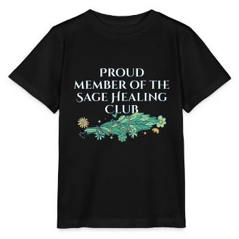 Proud Member Of The Sage Healing Club Smudge - Stanley/Stella MINI CREATOR Kids’ T-Shirt - black - Front - Mikhail (115cm)