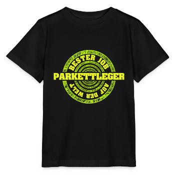 Parquet layers - Stanley/Stella MINI CREATOR Kids’ T-Shirt - black - Front - Mikhail (115cm)