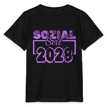 Travailleur social 2028 - T-shirt bio MINI CREATOR Stanley/Stella Enfant - noir - Devant - Mikhail (115cm)