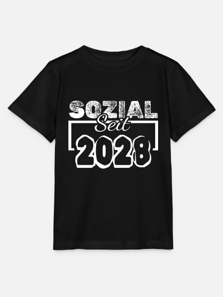 2028 - Stanley/Stella Kinder T-Shirt MINI CREATOR  - Schwarz