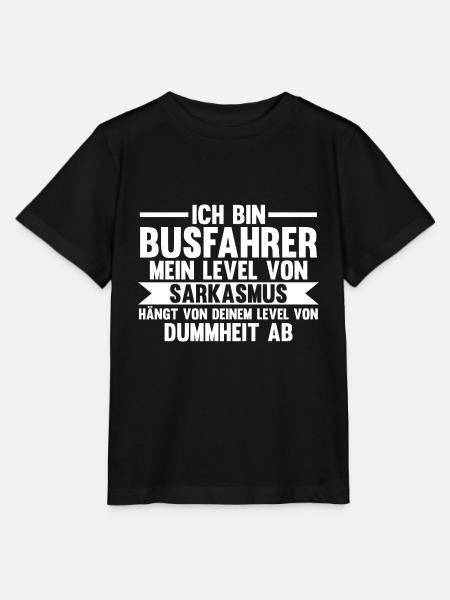 Bus Busfahrer - Stanley/Stella Kinder T-Shirt MINI CREATOR  - Schwarz