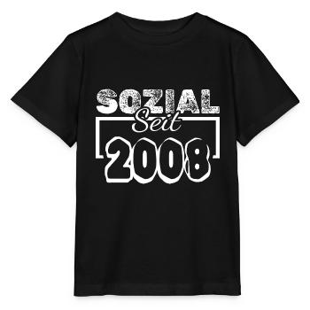 Travailleur social 2008 - T-shirt bio MINI CREATOR Stanley/Stella Enfant - noir - Devant - Mikhail (115cm)