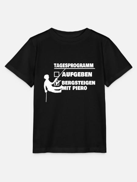 Berg aufgeben - Stanley/Stella Kinder T-Shirt MINI CREATOR - Schwarz