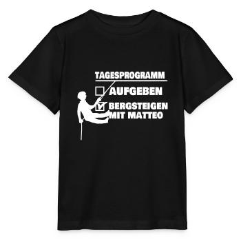 Vorname matteo - Stanley/Stella Kinder T-Shirt MINI CREATOR  - Schwarz - Vorne - Mikhail (115cm)