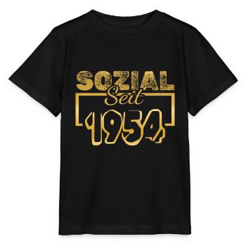 seit 1954 - Stanley/Stella Kinder T-Shirt MINI CREATOR  - Schwarz - Vorne - Mikhail (115cm)