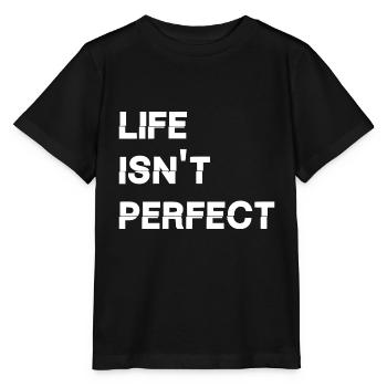 Das Leben ist nicht perfekt - Stanley/Stella Kinder T-Shirt MINI CREATOR  - Schwarz - Vorne - Mikhail (115cm)
