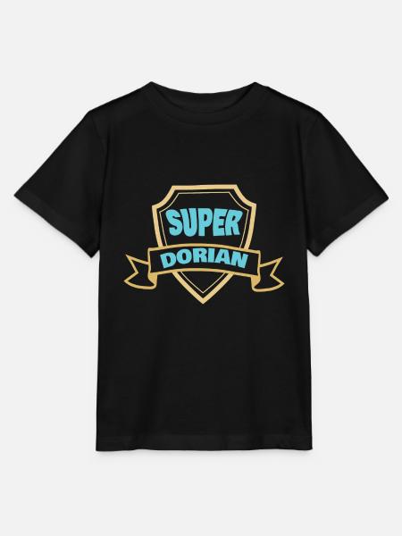 Vorname Dorian - Stanley/Stella Kinder T-Shirt MINI CREATOR  - Schwarz