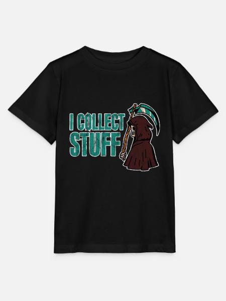 I Collect Stuff 3 - Stanley/Stella Kinder T-Shirt MINI CREATOR - Schwarz