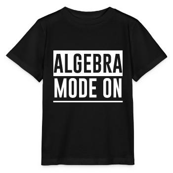 Algebra Mode On - Stanley/Stella Kinder T-Shirt MINI CREATOR  - Schwarz - Vorne - Mikhail (115cm)