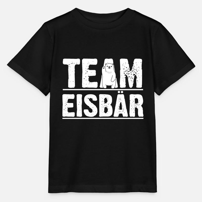 Eisbär Eisbären - Stanley/Stella Kinder T-Shirt MINI CREATOR  - Schwarz