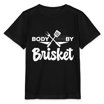 Body By Brisket 4 - Stanley/Stella Kinder T-Shirt MINI CREATOR  - Schwarz - Vorne - Mikhail (115cm)