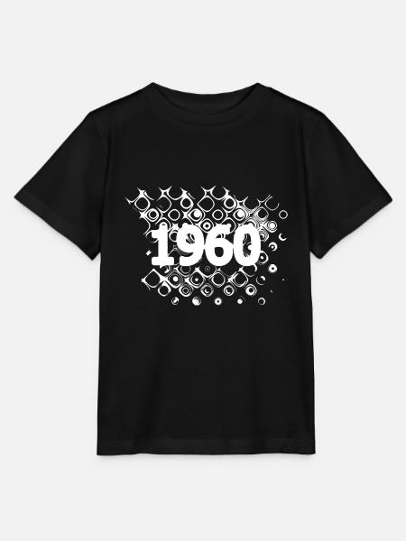 Jahreszahl 1960 - Stanley/Stella Kinder T-Shirt MINI CREATOR - Schwarz