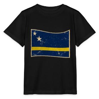Curaçao - Stanley/Stella Kinder T-Shirt MINI CREATOR  - Schwarz - Vorne - Mikhail (115cm)