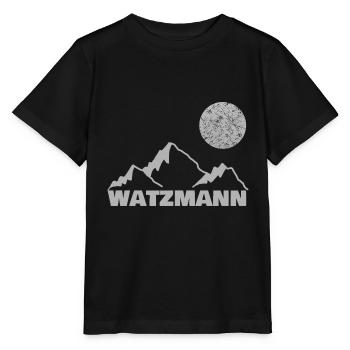 Bergsport Watzmann - Stanley/Stella Kinder T-Shirt MINI CREATOR  - Schwarz - Vorne - Mikhail (115cm)
