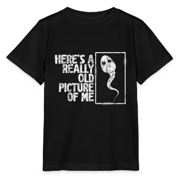 Here's A Really Old Picture Of Me 3 - Stanley/Stella Kinder T-Shirt MINI CREATOR  - Schwarz - Vorne - Mikhail (115cm)