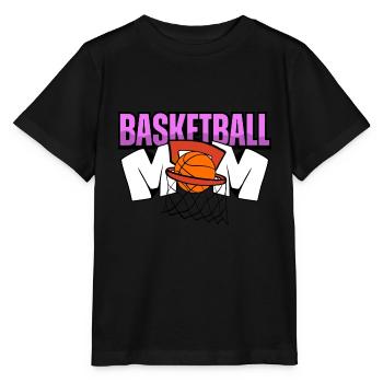 Basketball Mom - Stanley/Stella MINI CREATOR Kids’ T-Shirt - black - Front - Mikhail (115cm)