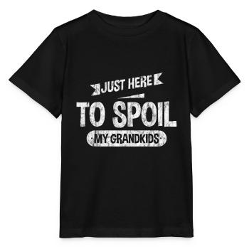 Ici pour gâter mes petits-enfants 3 - T-shirt bio MINI CREATOR Stanley/Stella Enfant - noir - Devant - Mikhail (115cm)