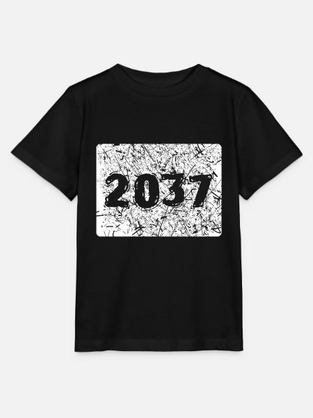 Zahl 2037 - Stanley/Stella Kinder T-Shirt MINI CREATOR  - Schwarz